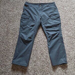 Kuhl Revolvr Cargo Pants Mens 40x29 Gray Ripstop Stretch Hiking Performance 5263